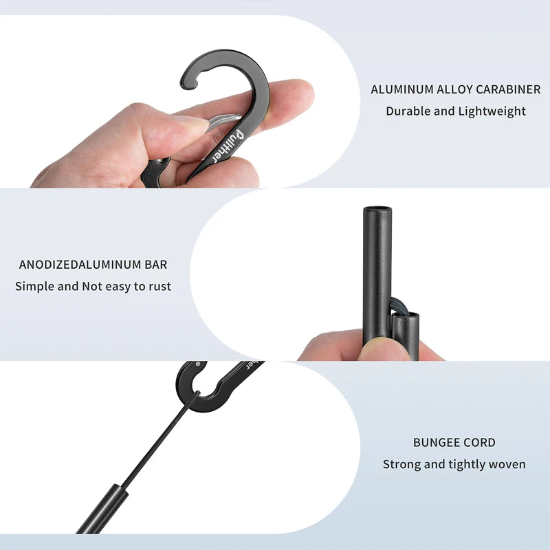 Fishing line Holder For Storing Multiple Tippet Line Spool Holders Aluminum Durable Leader holder Tippet Spool Holder