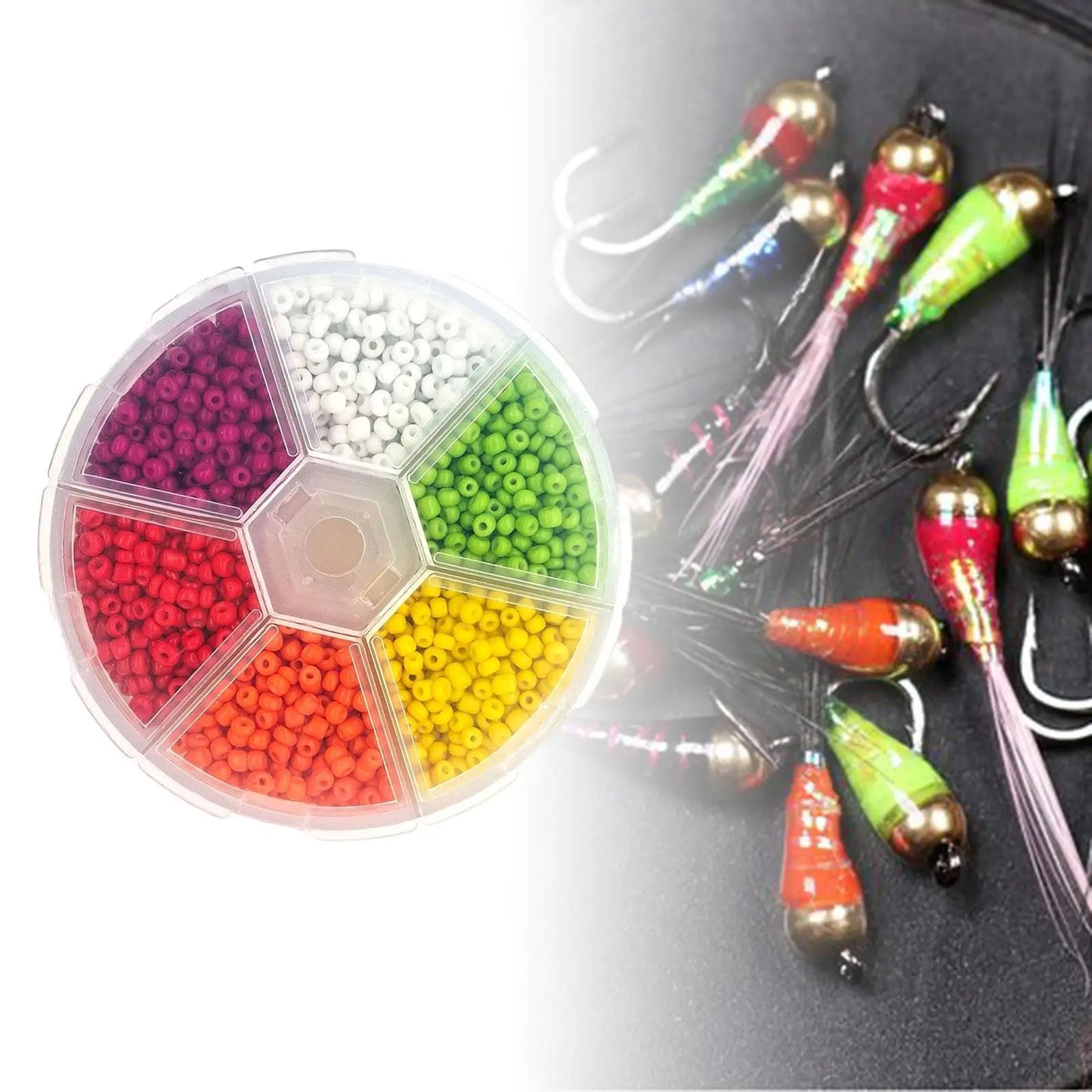 Fly Tying Beads Tungsten Slotted Beads 2mm 3mm for Fishing Lovers Angler Metal 2mm