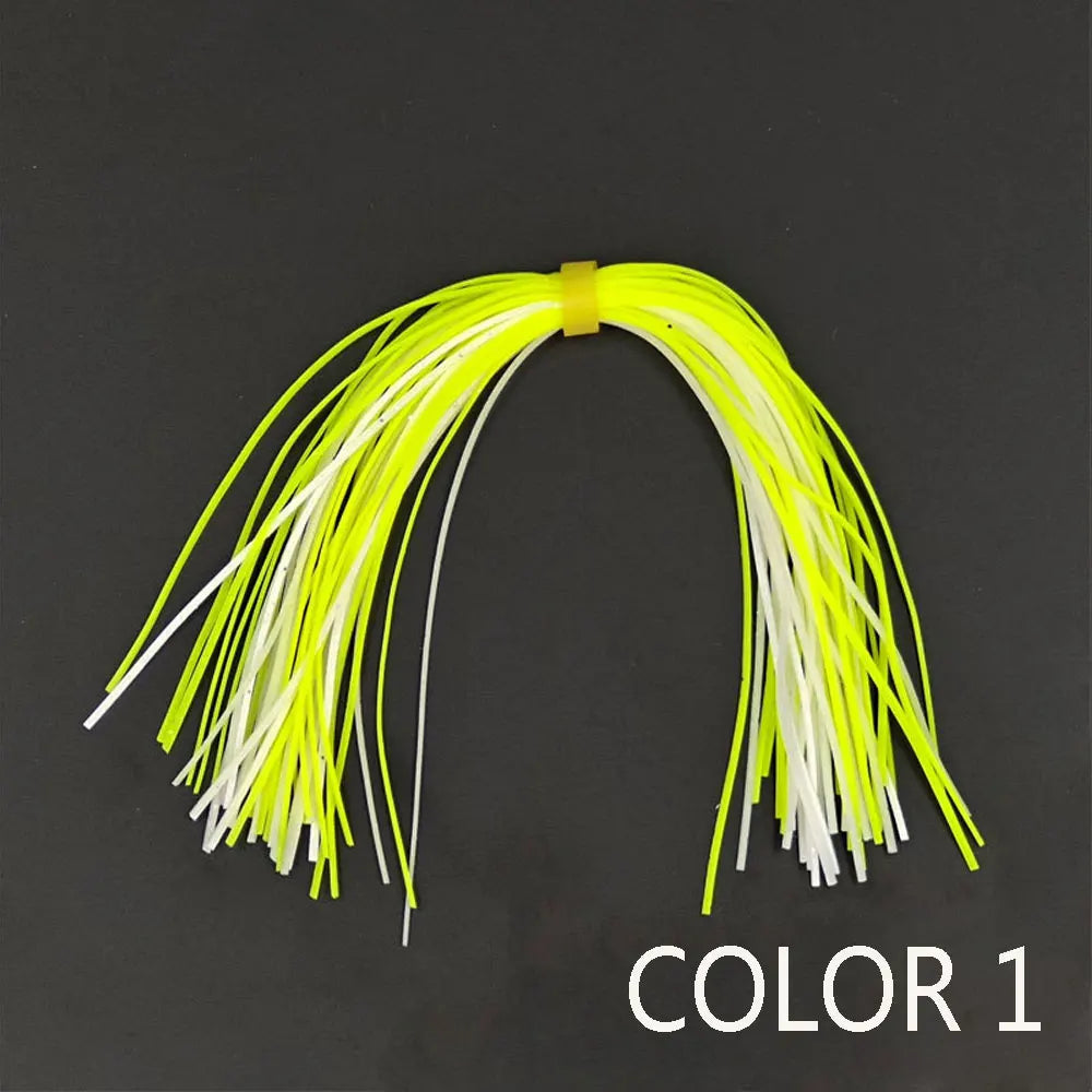 5/10 Bundles silicon skirts fishing lure Spinner bait Buzzbait silk Rubber Jig Lures Fly Tying Material Fishing Accessories