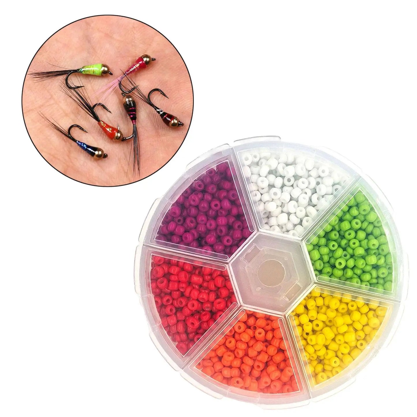 Fly Tying Beads Tungsten Slotted Beads 2mm 3mm for Fishing Lovers Angler Metal 2mm