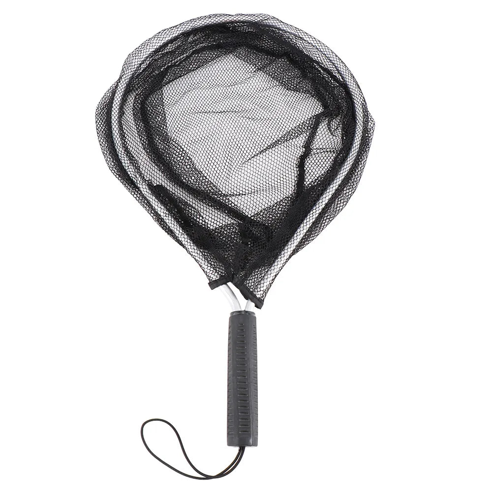 Aluminium Durable Fly Fishing Mesh Trout Nylon Fish Saver Hand Net Fishing Net Landing Nets