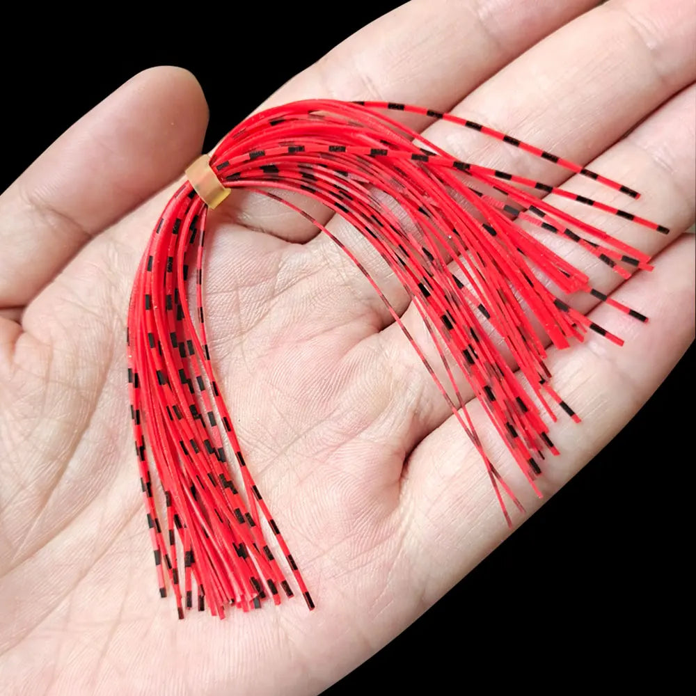 5/10 Bundles silicon skirts fishing lure Spinner bait Buzzbait silk Rubber Jig Lures Fly Tying Material Fishing Accessories