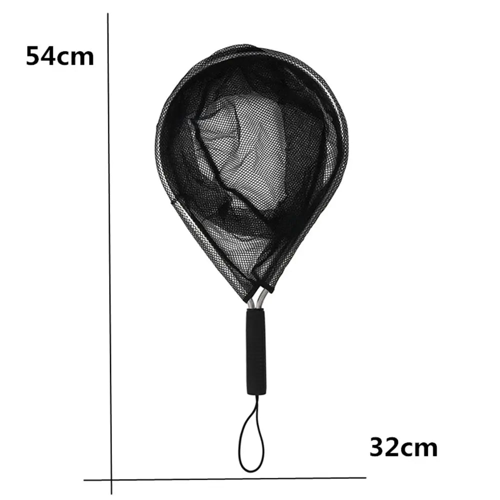 Aluminium Durable Fly Fishing Mesh Trout Nylon Fish Saver Hand Net Fishing Net Landing Nets