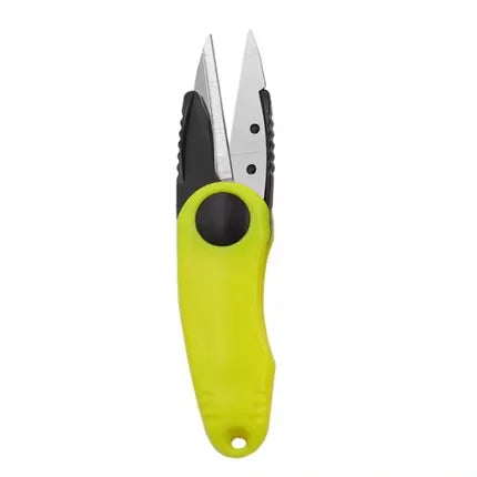 Folding Scissors Shrimp-Shaped Stainless Steel Scissors Clipper Nipper Fish Use Fishing Line Cutter Accessories For Fishing