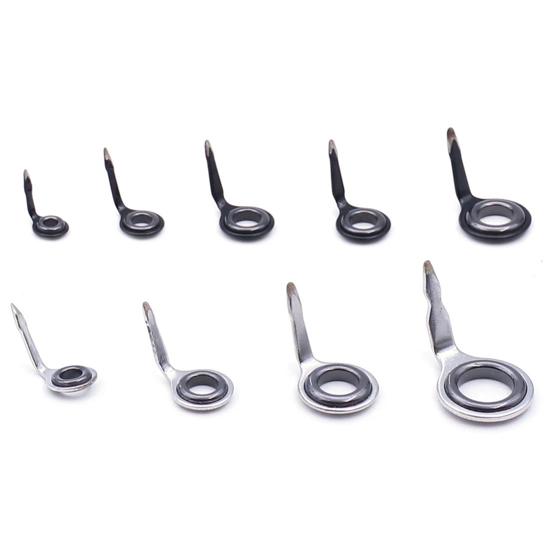 FishTrip Single Foot Fishing Rod Guides Repair Kit Micro Guides for Light-spinning, Casting Rod 0.076g~0.77g