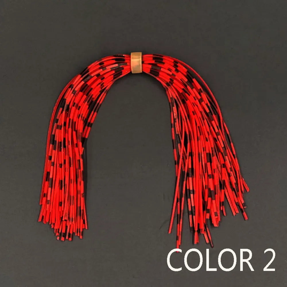 5/10 Bundles silicon skirts fishing lure Spinner bait Buzzbait silk Rubber Jig Lures Fly Tying Material Fishing Accessories