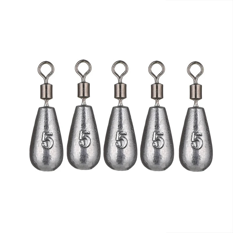 5pcs/lot Fishing Baits Sinker 3.5g 5g 7g 10g 14g 20g Fishing Weight Sinker Water Drop Weights Fishing Tackle Accessories Tool