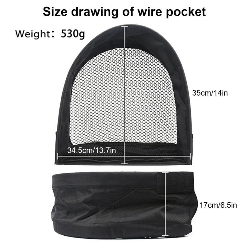 Fly Fishing Line Casting Basket with Waist Belt, Adjustable Quick Drain