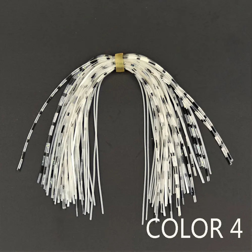 5/10 Bundles silicon skirts fishing lure Spinner bait Buzzbait silk Rubber Jig Lures Fly Tying Material Fishing Accessories