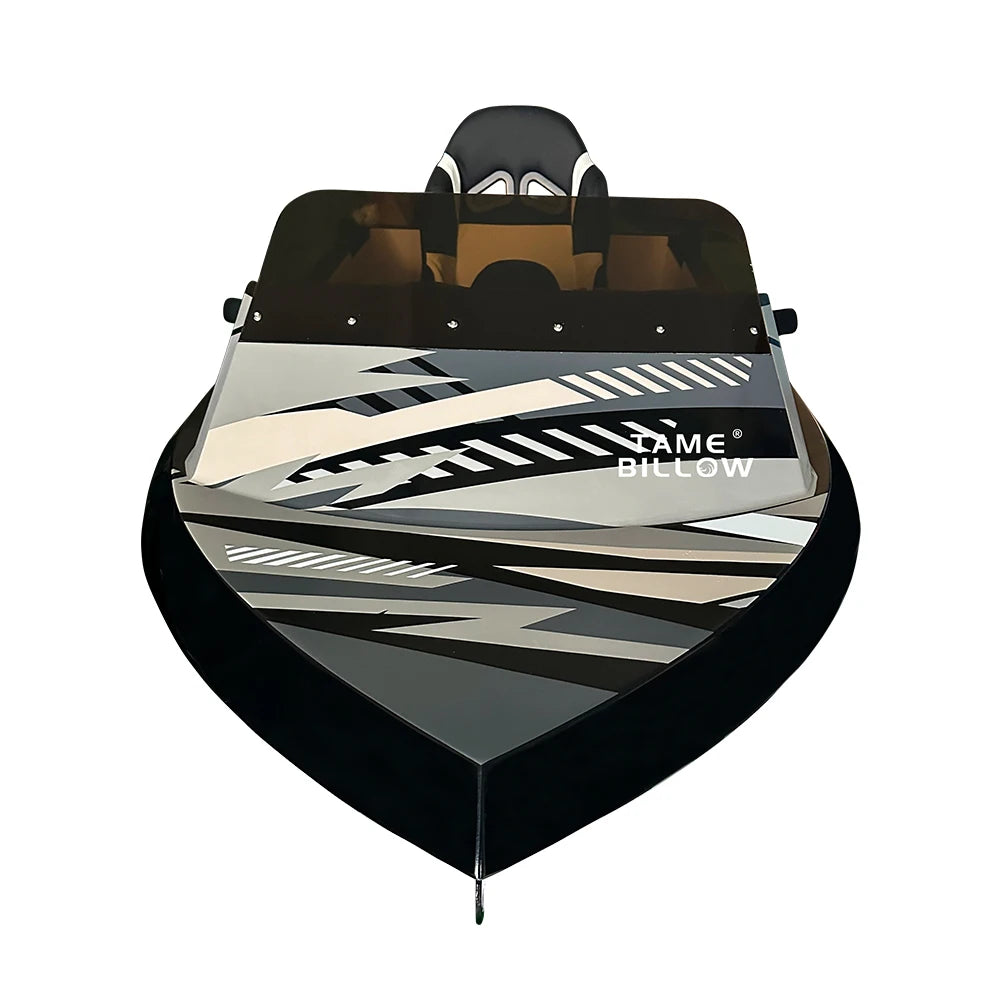 manufacture 72V fast speed floating brushless electric mini small boat kit go kart boat water ski jet boat