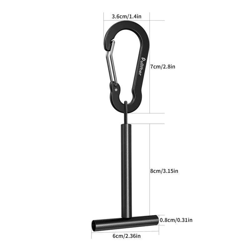 Fishing line Holder For Storing Multiple Tippet Line Spool Holders Aluminum Durable Leader holder Tippet Spool Holder