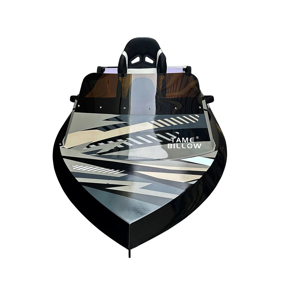 manufacture 72V fast speed floating brushless electric mini small boat kit go kart boat water ski jet boat