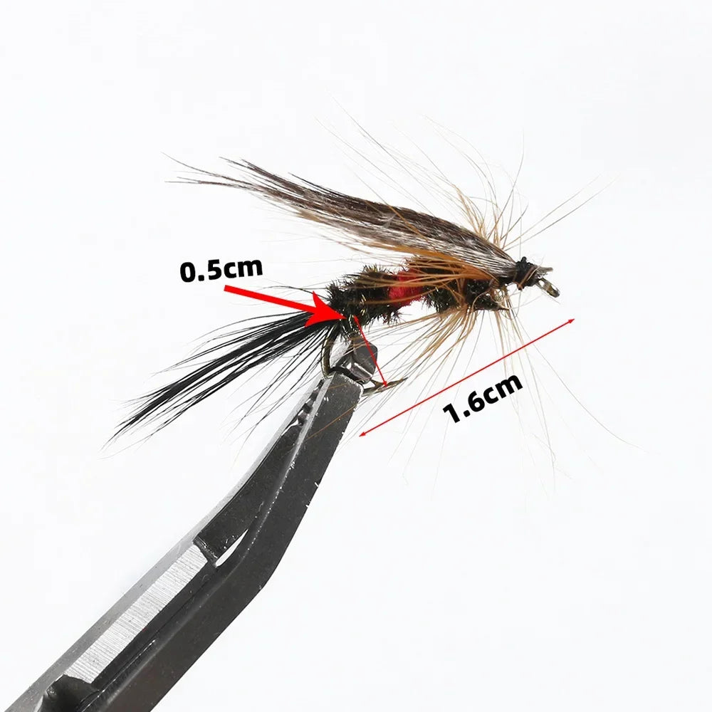 5/10/20Pcs Artificial Insect Bait Flies Fly Fishing Lures Bait Dragonfly Topwater Bait Dry Flies for Trout Carp Fishing Lure Set