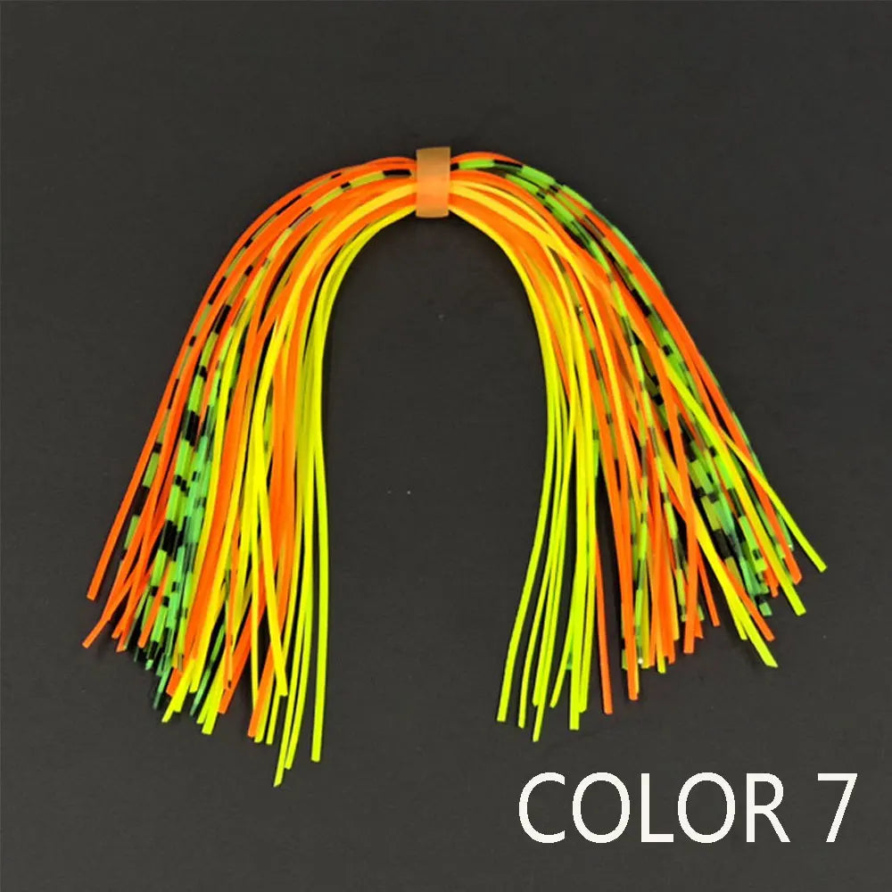 5/10 Bundles silicon skirts fishing lure Spinner bait Buzzbait silk Rubber Jig Lures Fly Tying Material Fishing Accessories