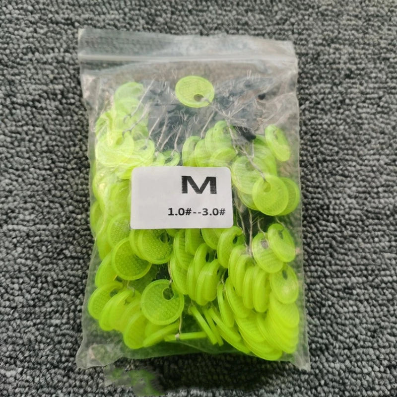 600/120PC 100/20 Group Set Rubber Silicon Space Bean Sea Carp Fishing Black Rubber Oval Stopper Fishing Float Fishing Bobber