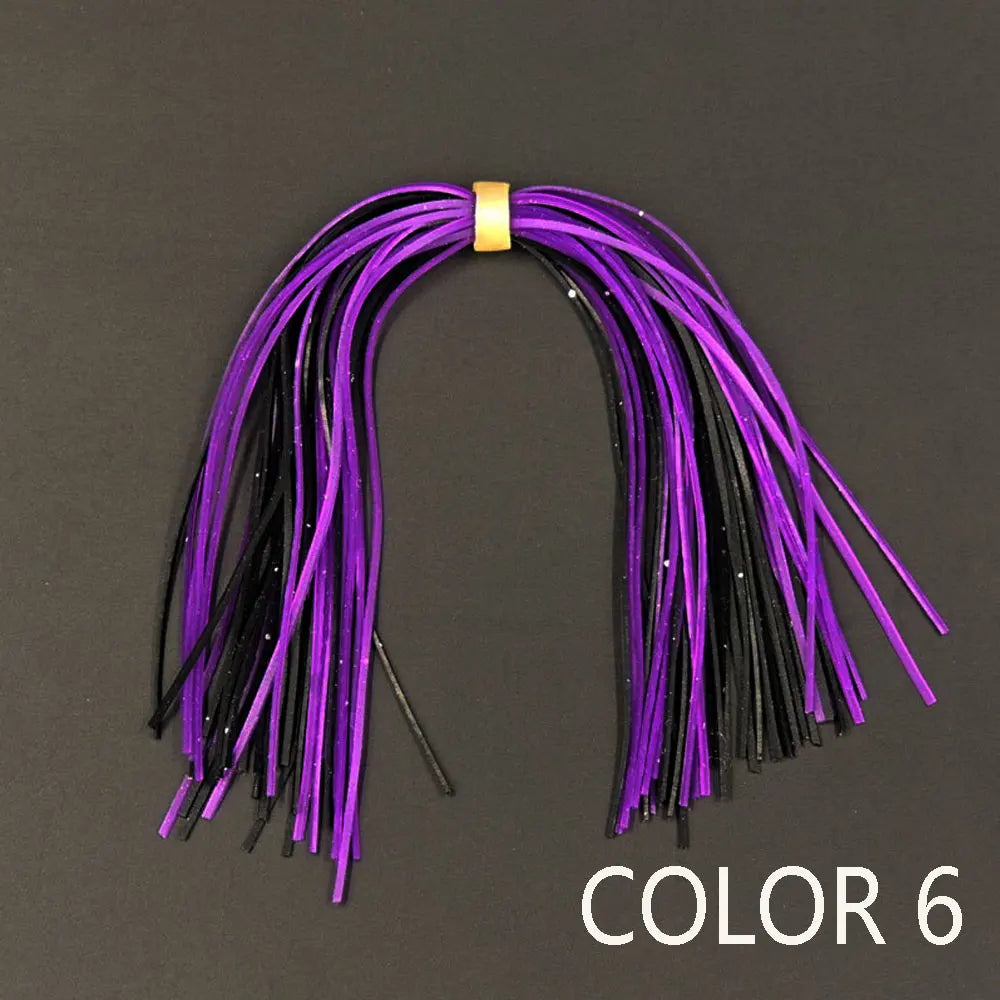 5/10 Bundles silicon skirts fishing lure Spinner bait Buzzbait silk Rubber Jig Lures Fly Tying Material Fishing Accessories
