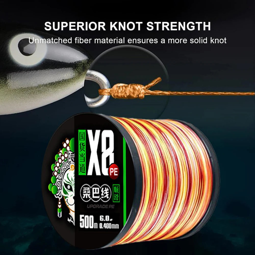 THORNSLINE Saltwater Multifilament X8 Line 8 Threads Braided Fishing Line 1000M 2000M 16-98LB From Japan PE Line