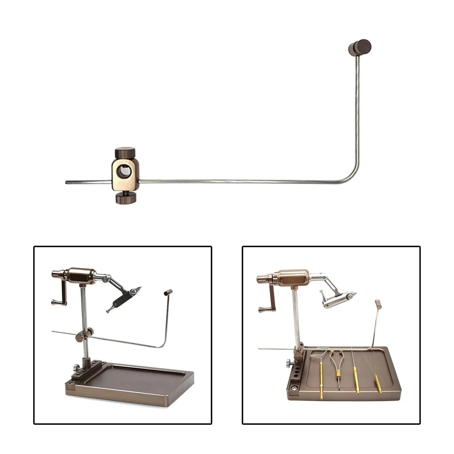 Fly Tying Vise Accessory Fishing Tying Tools Professional Metal Portable Durable Practical Fishing Line Stand
