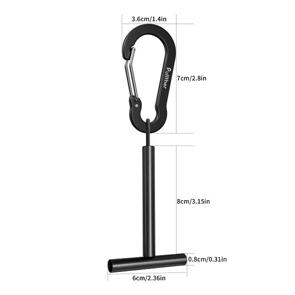 Fishing line Holder For Storing Multiple Tippet Line Spool Holders Aluminum Durable Leader holder Tippet Spool Holder