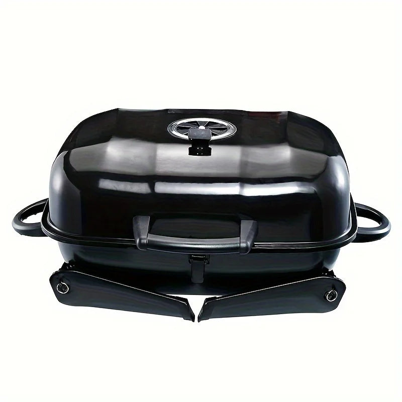 Bongry Portable Charcoal Grill - Iron BBQ Grill,Powder Coating - Food Contact Safety,Outdoor Picnic