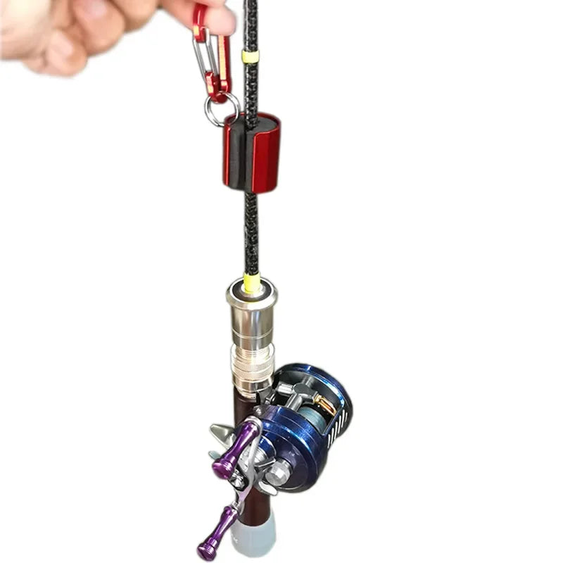 OUTKIT New Fishing Rod Holder Lure Portable BFS Aluminum Alloy Fishing Tackle Quick Rod Assistant Tools