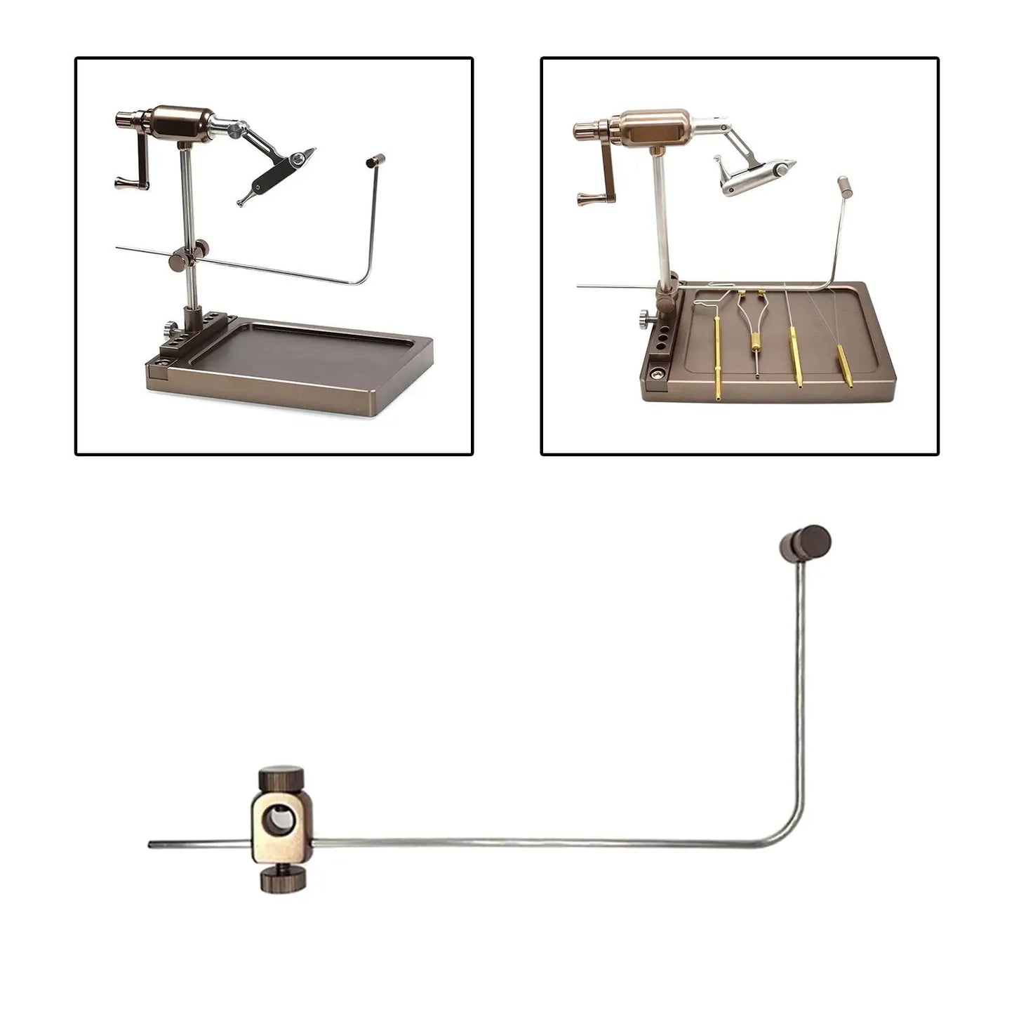 Fly Tying Vise Accessory Fishing Tying Tools Professional Metal Portable Durable Practical Fishing Line Stand