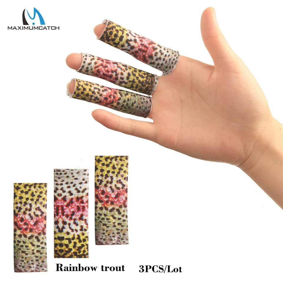 Maximumcatch Fly Fishing Line Stripping Guard Fish Skin Durable Poly Lycra Fishing Protection Tool