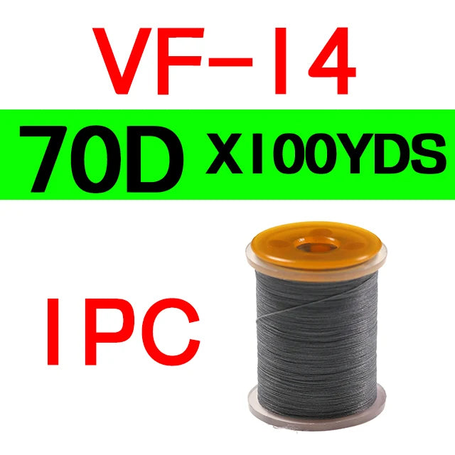 1PC 70D 140D Fly Tying Thread Floss For size 6 ~ 22 Flies Trout Bass Fly Tying Material Red Olive Red Grey with Standard Bobbin