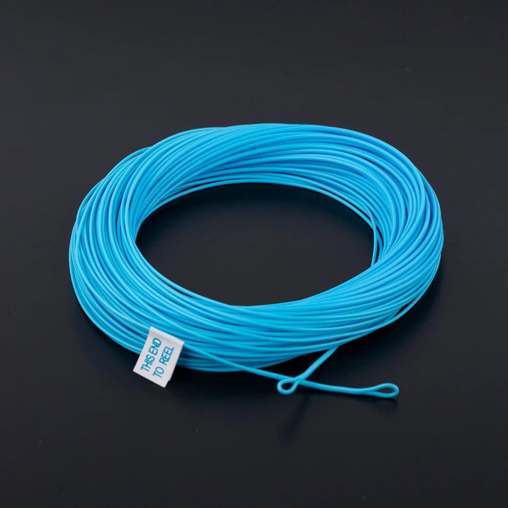 HERCULES Fly Fishing Line Floating Weight Forward Fly Line with Double Welded Loop, Fluorescent Yellow WF5F WF6F WF7F WF8F 100FT