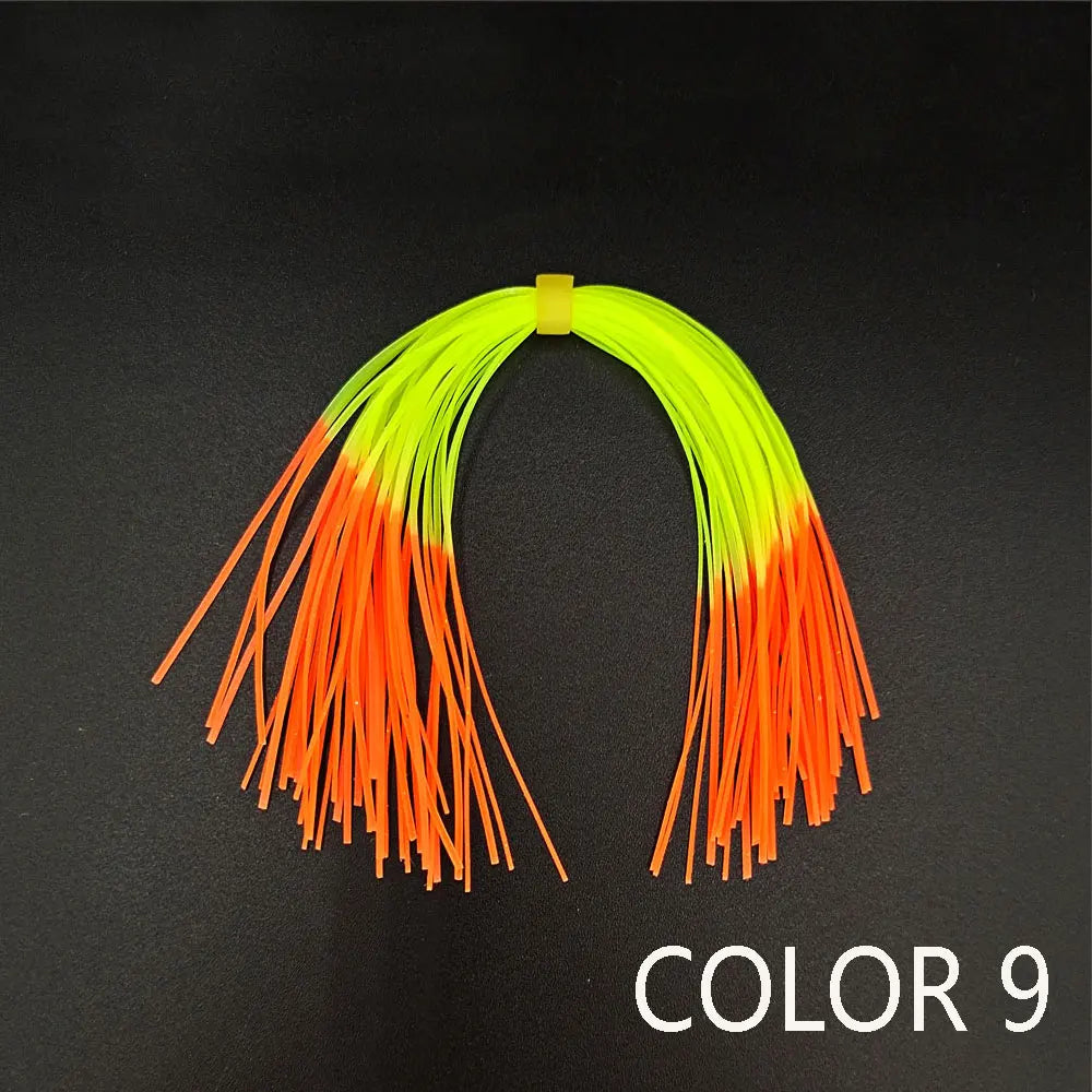 5/10 Bundles silicon skirts fishing lure Spinner bait Buzzbait silk Rubber Jig Lures Fly Tying Material Fishing Accessories