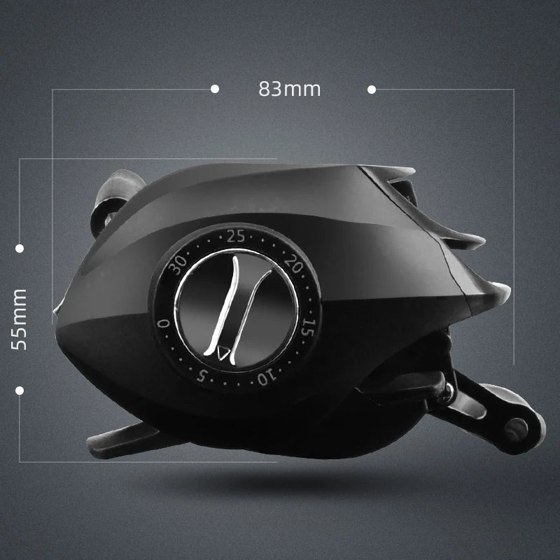 Baitcasting Fishing Reels Max Drag 8kg Ultra Light Casting Reel Fishing Reel for Bass Pike Fishing Tackle