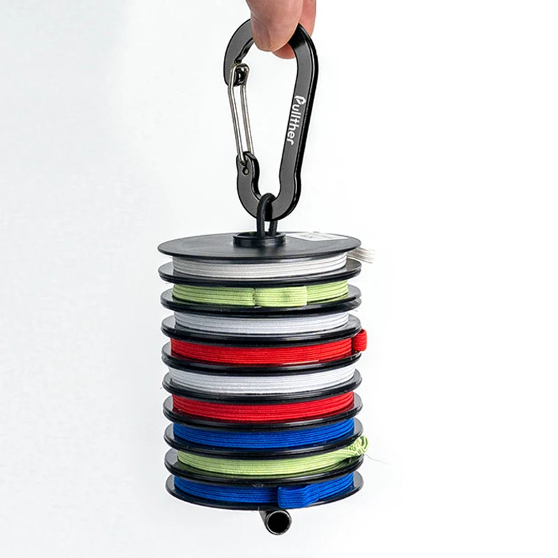 Fishing line Holder For Storing Multiple Tippet Line Spool Holders Aluminum Durable Leader holder Tippet Spool Holder