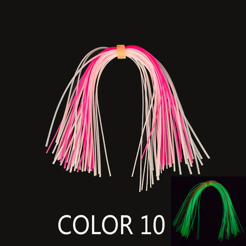 5/10 Bundles silicon skirts fishing lure Spinner bait Buzzbait silk Rubber Jig Lures Fly Tying Material Fishing Accessories