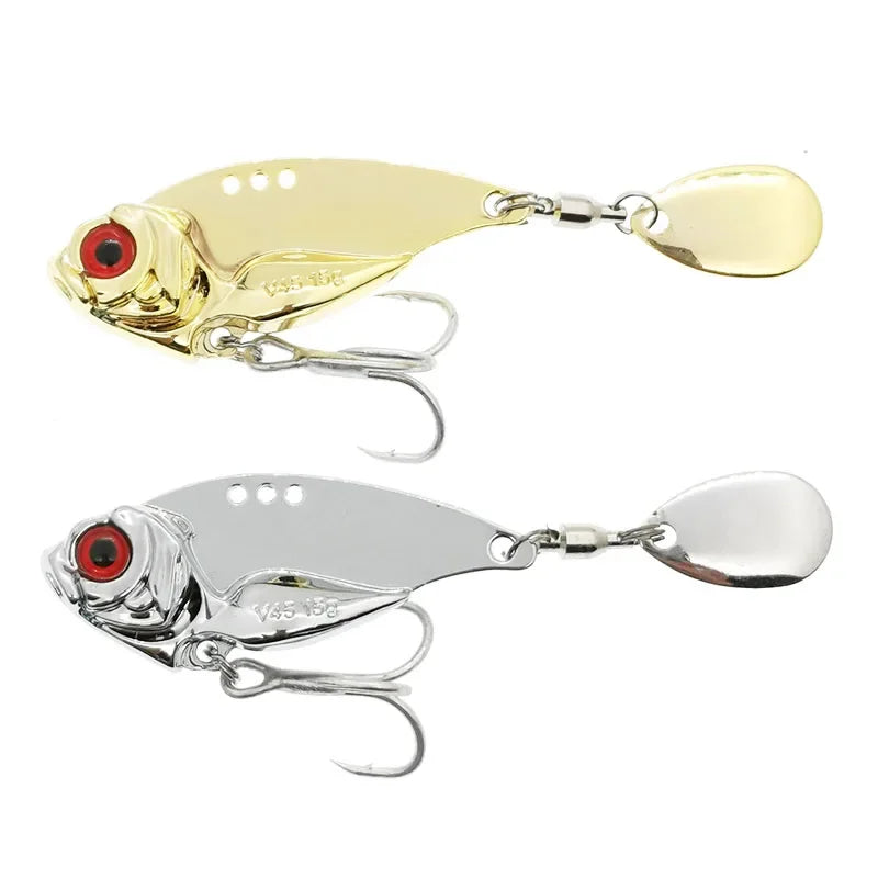 Spinner Fishing Lures Wobblers Sequin Spoon Crankbaits Artifical Easy Shiner VIB Baits for Fly Fishing Trout Pesca