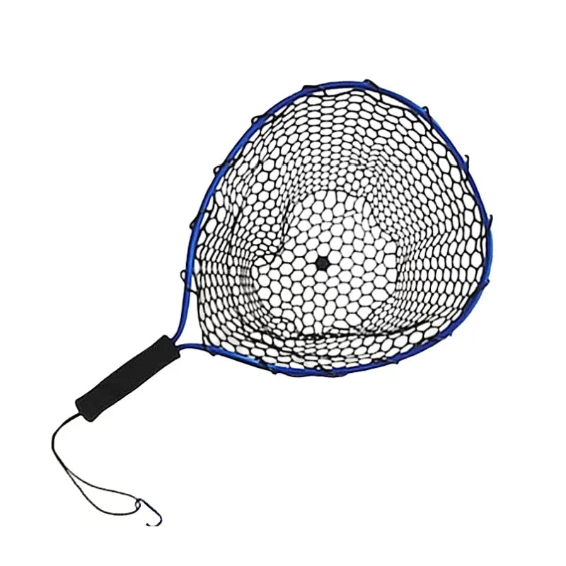 Floating Fishing Net For Salmon, Fly, Kayak, Catfish, Bass, Trout Fishing, Rubber Coated Landing Net