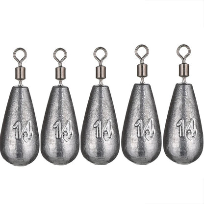 5pcs/lot Fishing Baits Sinker 3.5g 5g 7g 10g 14g 20g Fishing Weight Sinker Water Drop Weights Fishing Tackle Accessories Tool