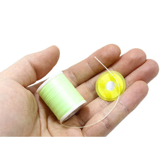 140yards/spool 300D enhanced luminescent fly tying thread glow in dark floss yarn for jigging hook nymph flies tying materials