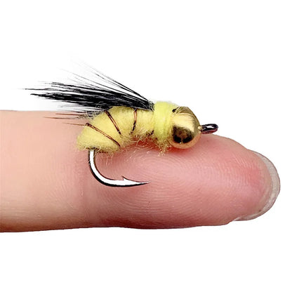 3/6Pcs Fishing Flies Realistic Nymph Scud Fly for Trout Fly Fishing Streamer Tying Artificial Lure Baits
