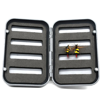 MNFT Fly Fishing Case Waterproof Lightweight Fishing Tackle Hooks Box Fishing Tackle Boxes L&S Size