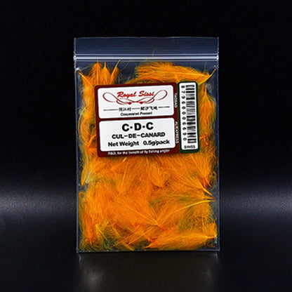 Premium fly tying duck CDC feathers Net 0.5gram Cul De Canard duck butt feathers dry fly wings fly tying materials