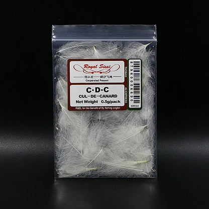 Premium fly tying duck CDC feathers Net 0.5gram Cul De Canard duck butt feathers dry fly wings fly tying materials