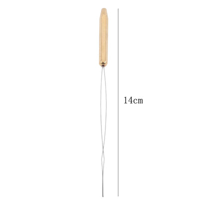 1PCS Brass Bobbin Threader Fly Fishing Tying Thread Half Hitch Tool Fly Fishing Bug Binding Tools