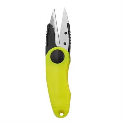 Fishing Scissors Stainless Steel Precision Fishing Line Cutter Non-slip Handle Protective Sleeve Woven Fishing Line Scissors