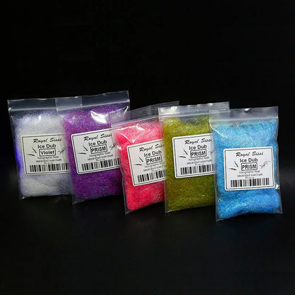 10 optional Colors Fly Tying prism ICE DUB sparkle crystal Living Fiber pearlescent ice dubbing nymph body&thorax Tying Material