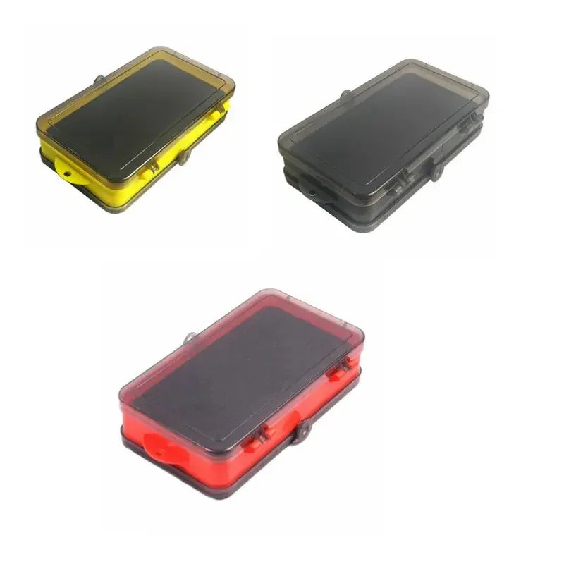 Double Sided Tackle Box, 24-36 Compartments Portable Fishing Box with Adjustable Dividers for Easy Bait & Lure Organization, ABS