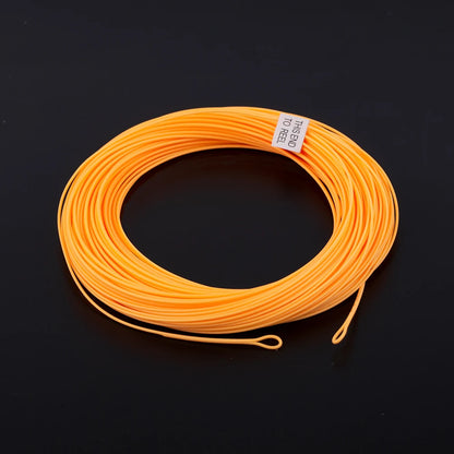 HERCULES Fly Fishing Line Floating Weight Forward Fly Line with Double Welded Loop, Fluorescent Yellow WF5F WF6F WF7F WF8F 100FT