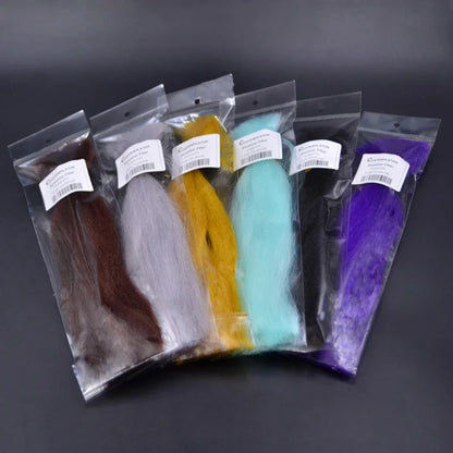 Contemplator 12optional Colors Streamers Fibers Durable Synthetic Fly Tying Materials 25cm Hard Fiber For Clousers/Deceivers