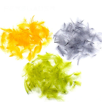 Premium fly tying duck CDC feathers Net 0.5gram Cul De Canard duck butt feathers dry fly wings fly tying materials