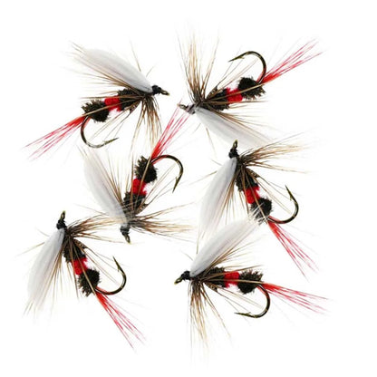 6Pcs/Box Fly Fishing Lure Insects Different Mixed Styles Flies Fishing For Trout Nymph Dry Flies Fly Fishing Lures