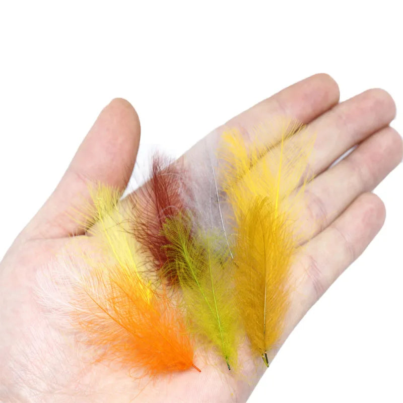 Premium fly tying duck CDC feathers Net 0.5gram Cul De Canard duck butt feathers dry fly wings fly tying materials